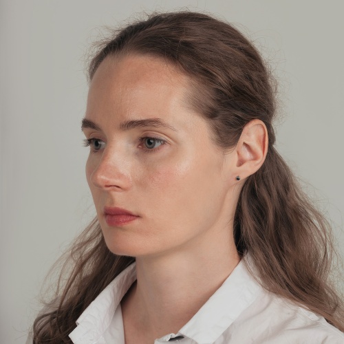 Пусеты Fiore Luna Cubic zirconia Black, SWE0128 BL S фото 2